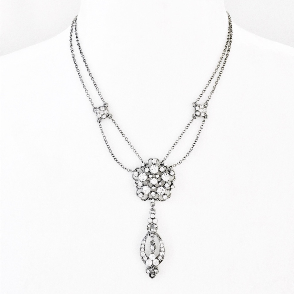 Nordstrom Crystal Collection Jeweled Necklace